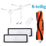 Original Zubehör für Xiaomi Saugroboter (6-Teilig),1 Zentralbürste + 2 Seitenbürste + 1 Reinigungshilfe + 2 HEPA Filters | PROFIHARDWARE Staubsaugerteile Ersatz für Xiaomi Mi Robot und Cleaner Roborock